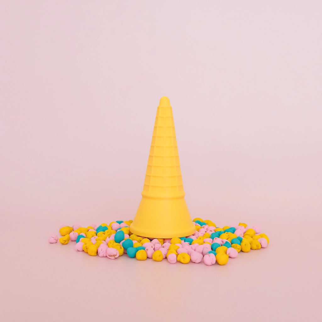 Play Sense - Eco Ice Cream Cone - Yellow
