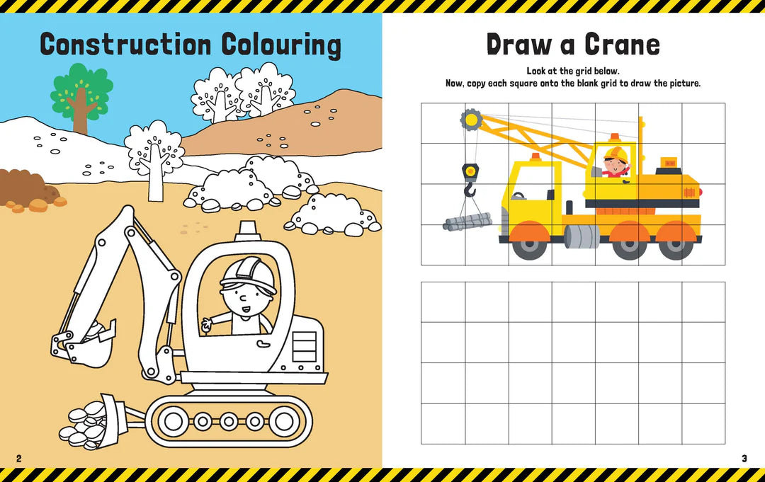 Book | Trucks & Diggers - Puffy Sticker Book