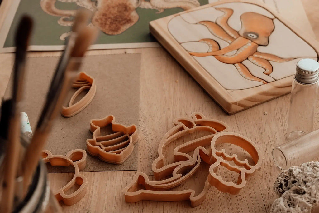 Kinfolk Pantry - Under The Sea Cutter Set - Eco Playdough Tool
