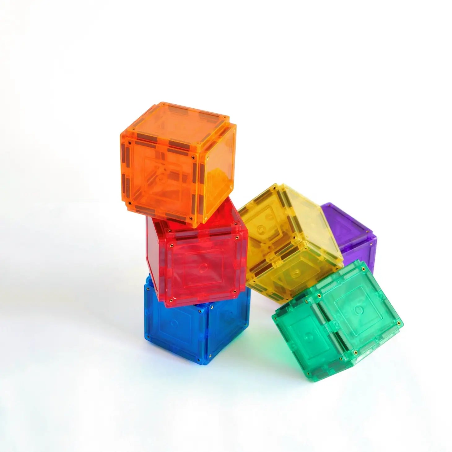 Learn & Grow Magnetic Tiles - Small Square Pack - 36 piece