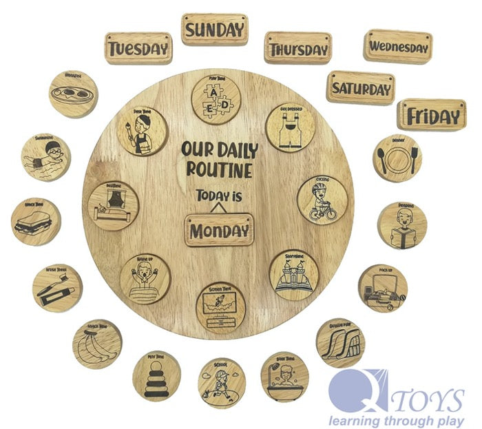 Qtoys - Daily Routine Circle