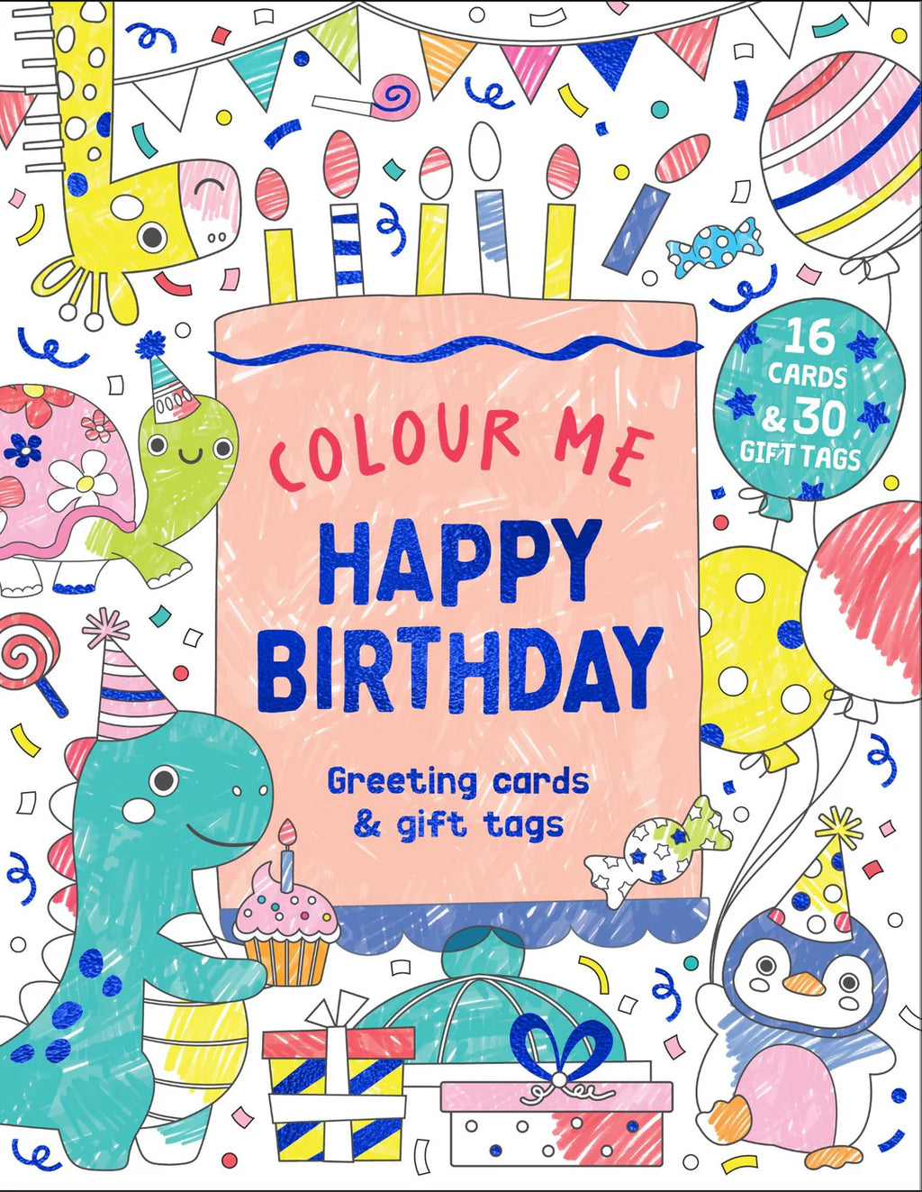 Book | Colour Me Happy Birthday – Greeting Cards and Gift Tags Book