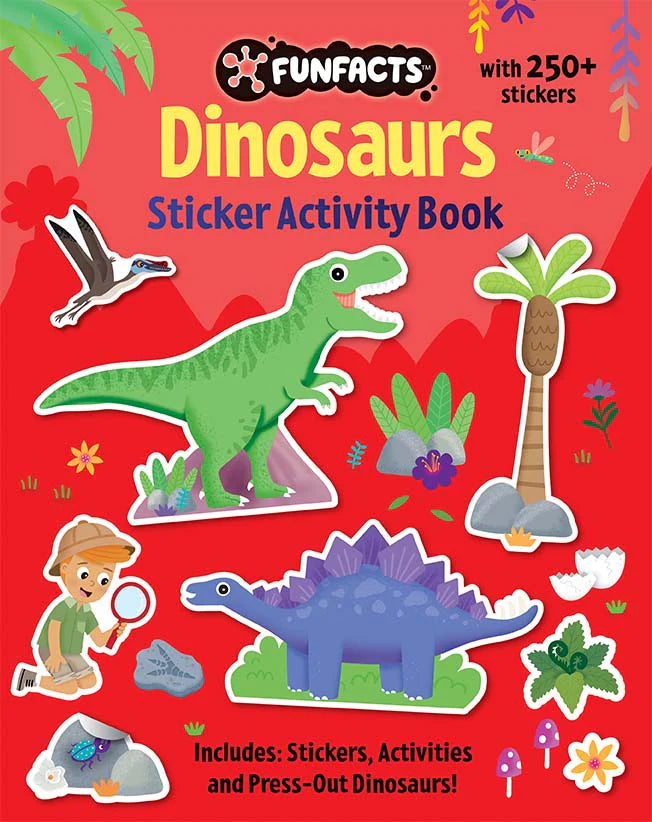 Book | FunFacts - Sticker Activity Book - Dinosaurs