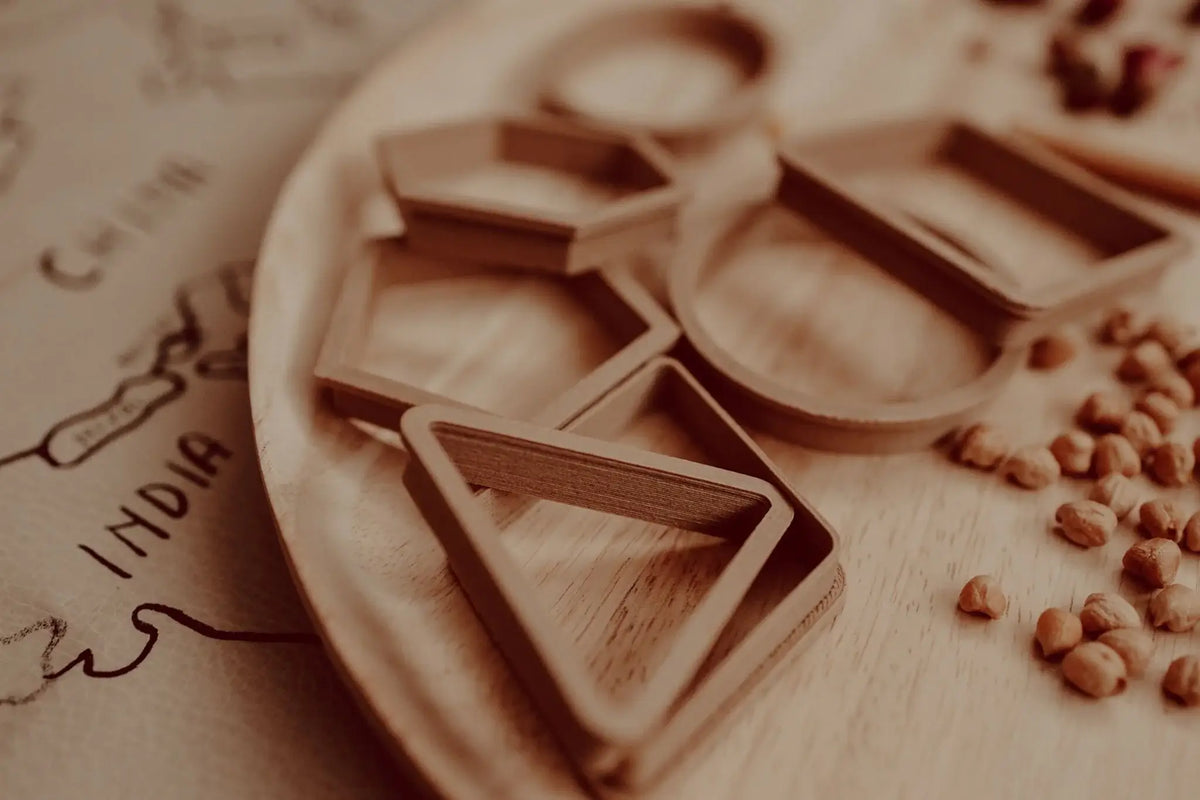 Kinfolk Pantry - Shapes Cutter Set - Eco Playdough Learning Tool