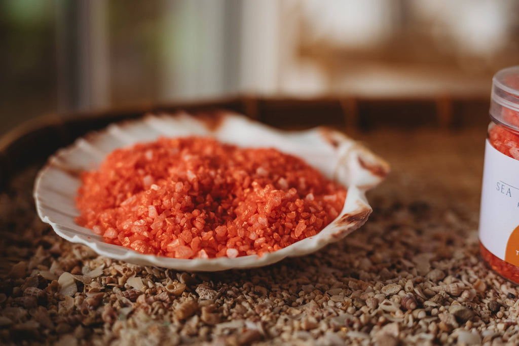 The Saltwater Collective - Tangerine Crush - Orange Sea Salt Shimmers Small