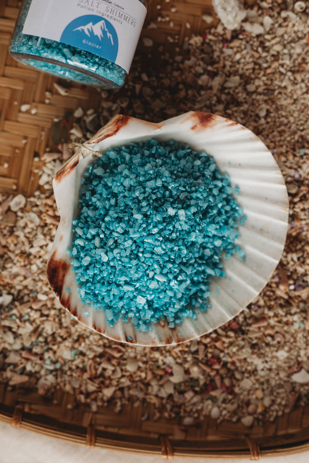 The Saltwater Collective - Glacier - Light Blue Sea Salt Shimmers Small