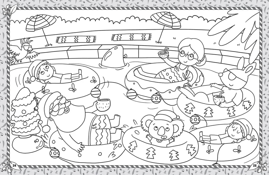 Book | Aussie Christmas - Mega Colouring Book