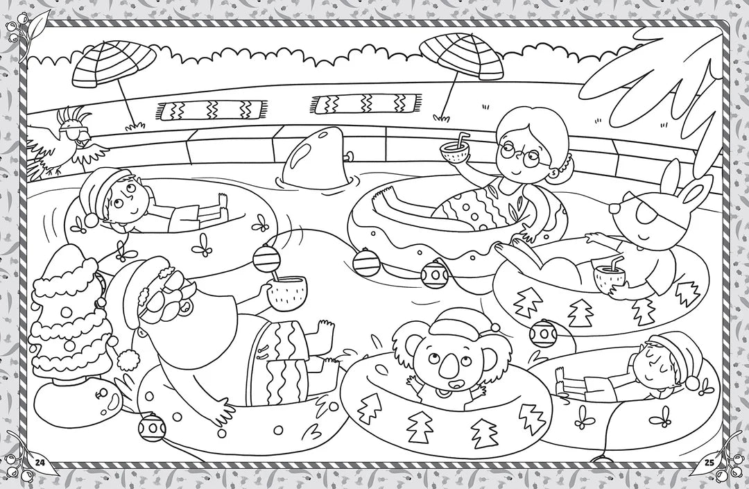 Book | Aussie Christmas - Mega Colouring Book