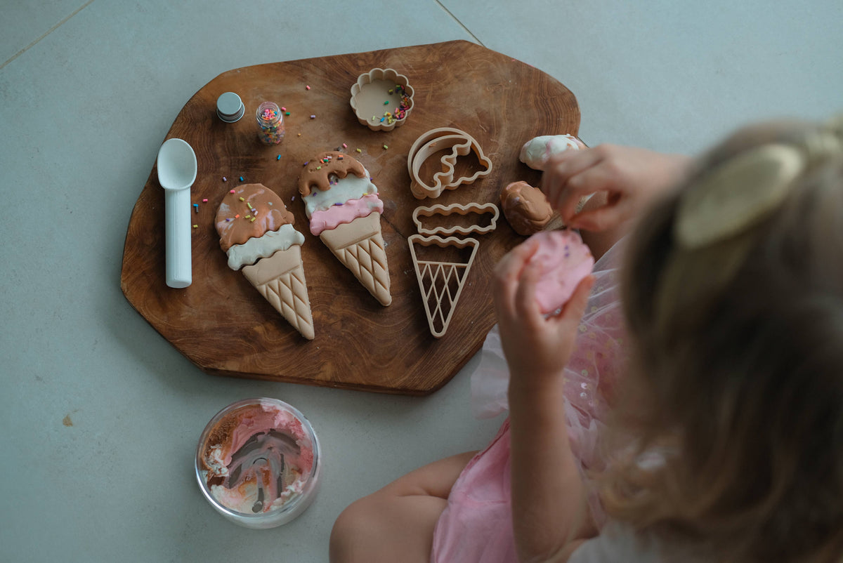 Kinfolk Pantry - Ice Cream Cutter Set - Eco Playdough Tool