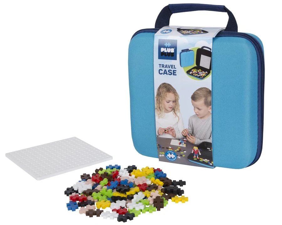 Plus Plus - Travel Case - 100 pcs - Blue