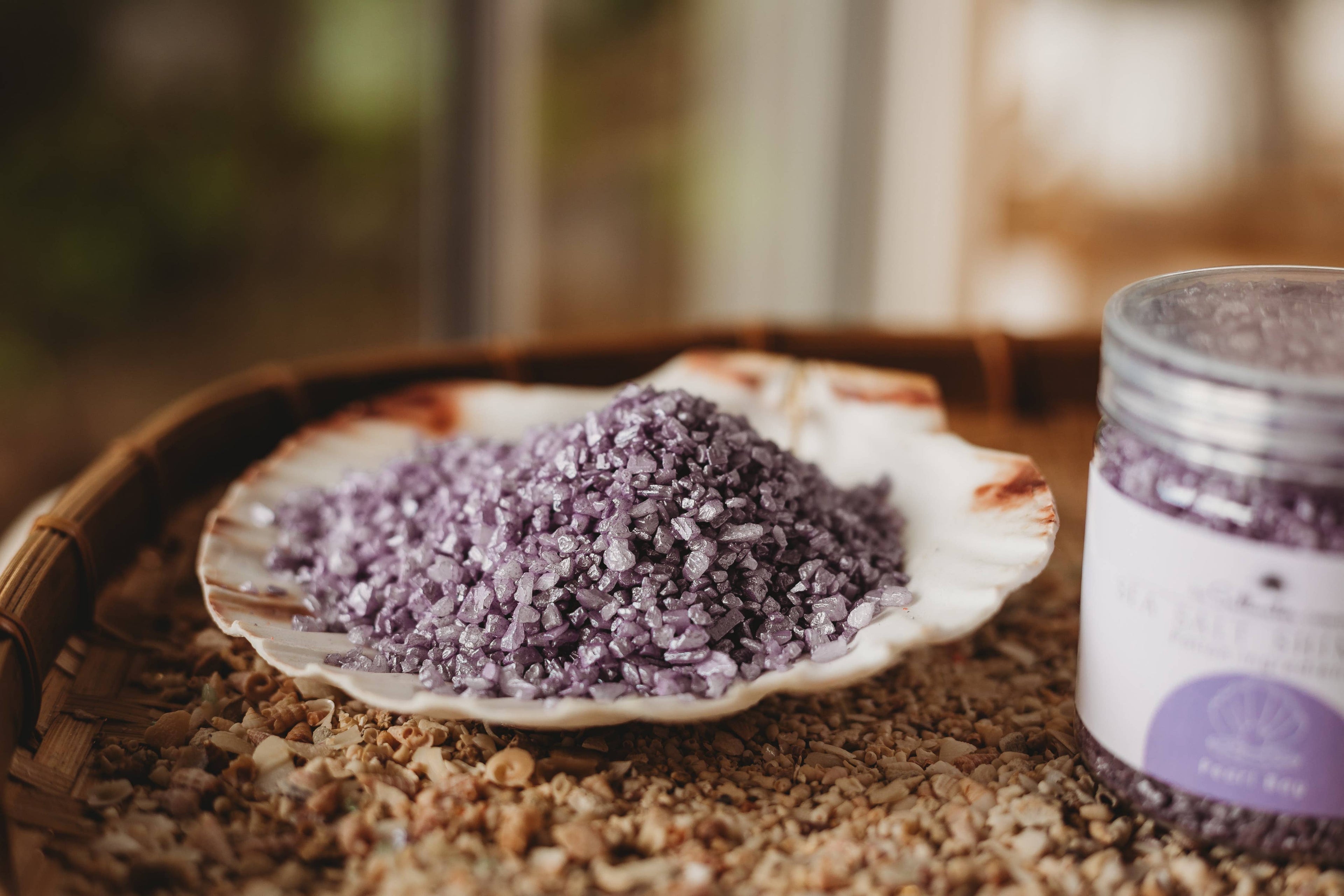 The Saltwater Collective - Pearl Bay - Light Purple Sea Salt Shimmers Small