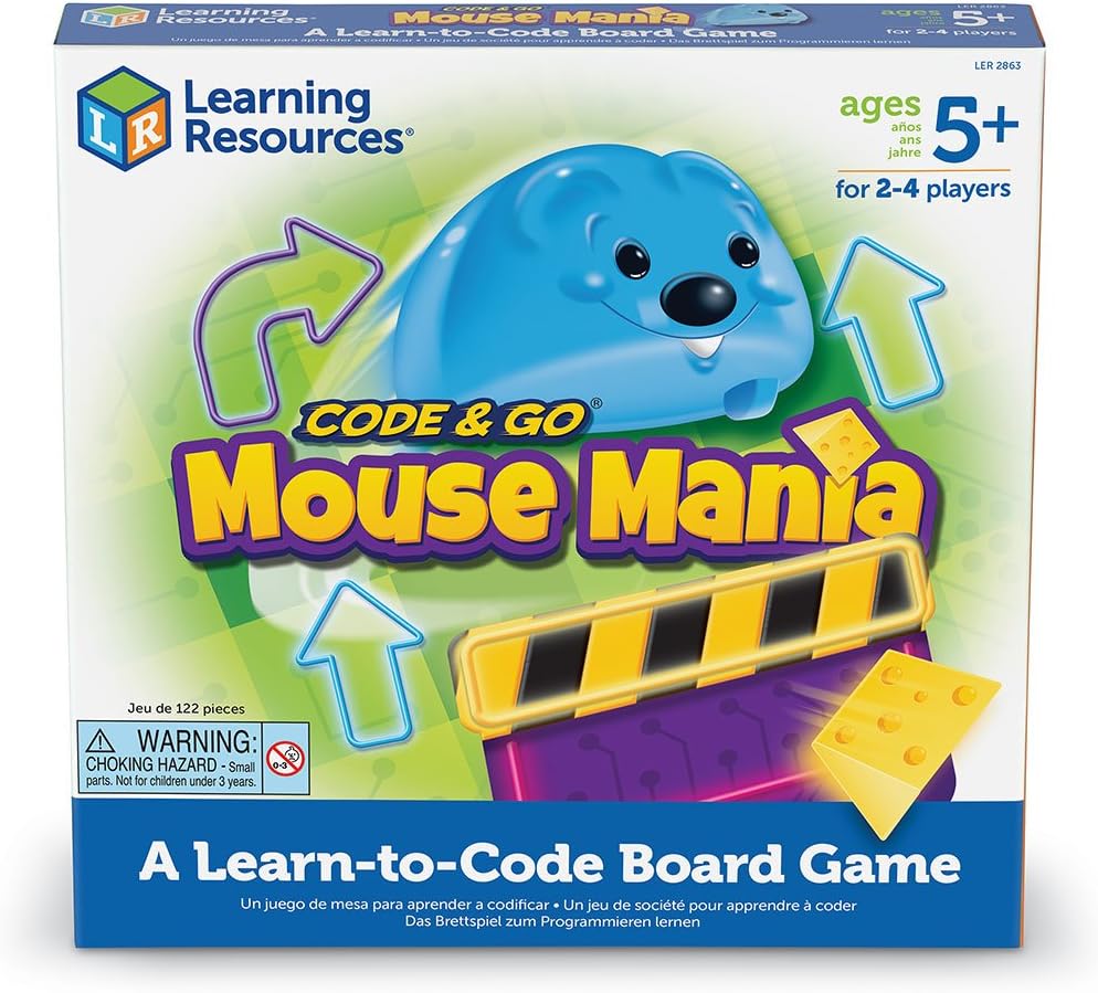 Learning Resources - Code & Go Robot Mouse Board Game