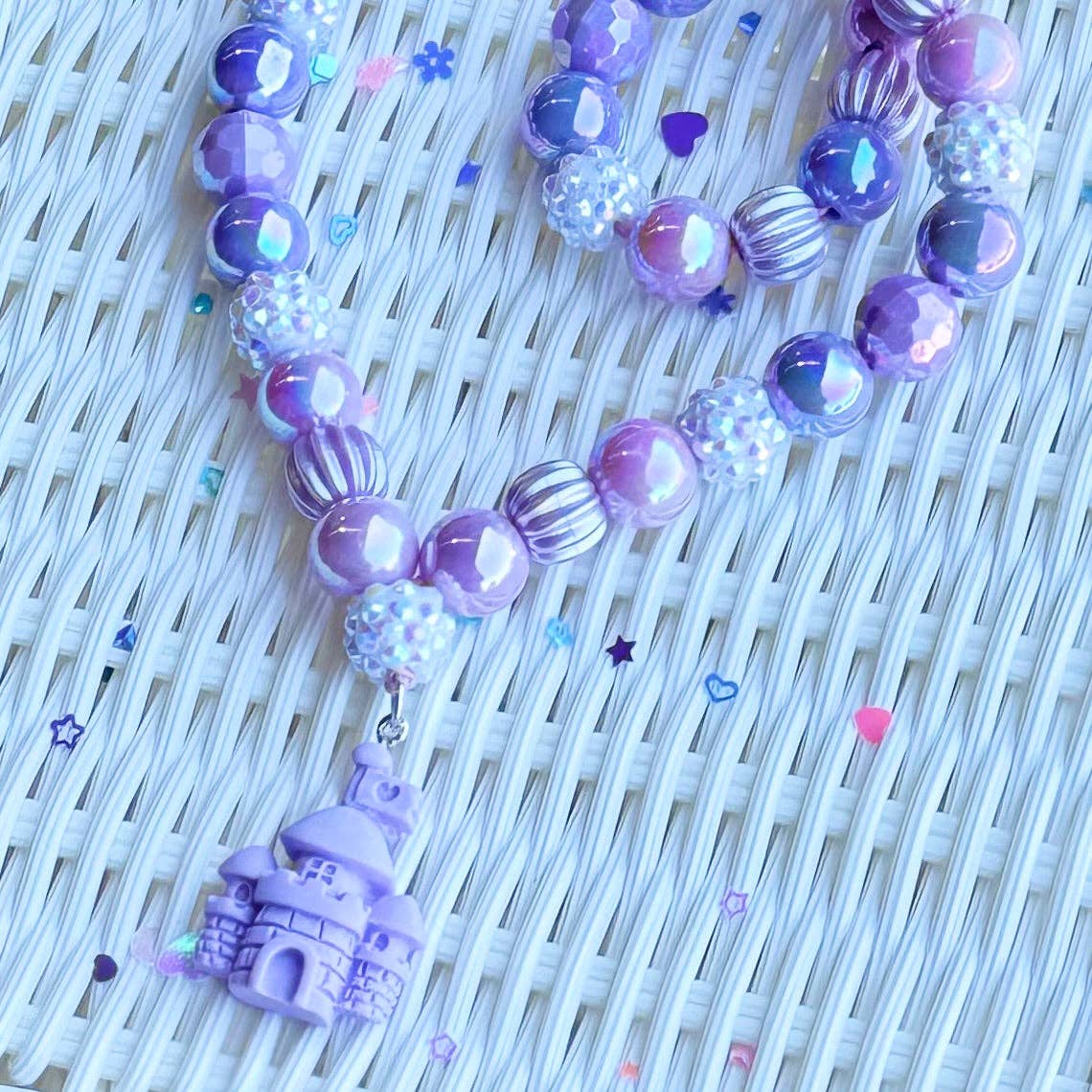 Sweet as Sugar Jewellery Beaded Necklace Castle
