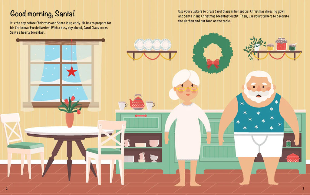 Book | Sticker Dress-Up - Santa & Friends