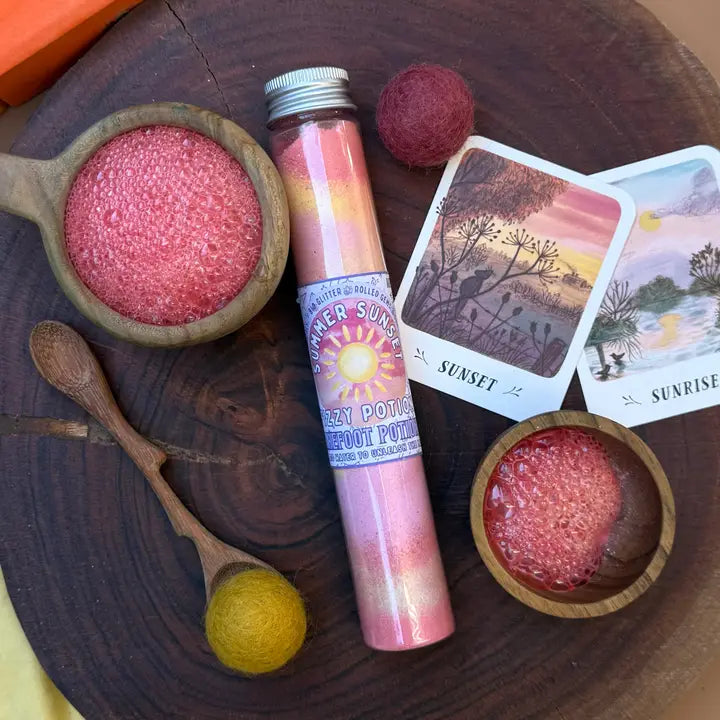 Barefoot Potions - Summer Sunset Fizzy Potion - 110ml