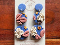 Lumu Moon - Blue Floral - Round Long