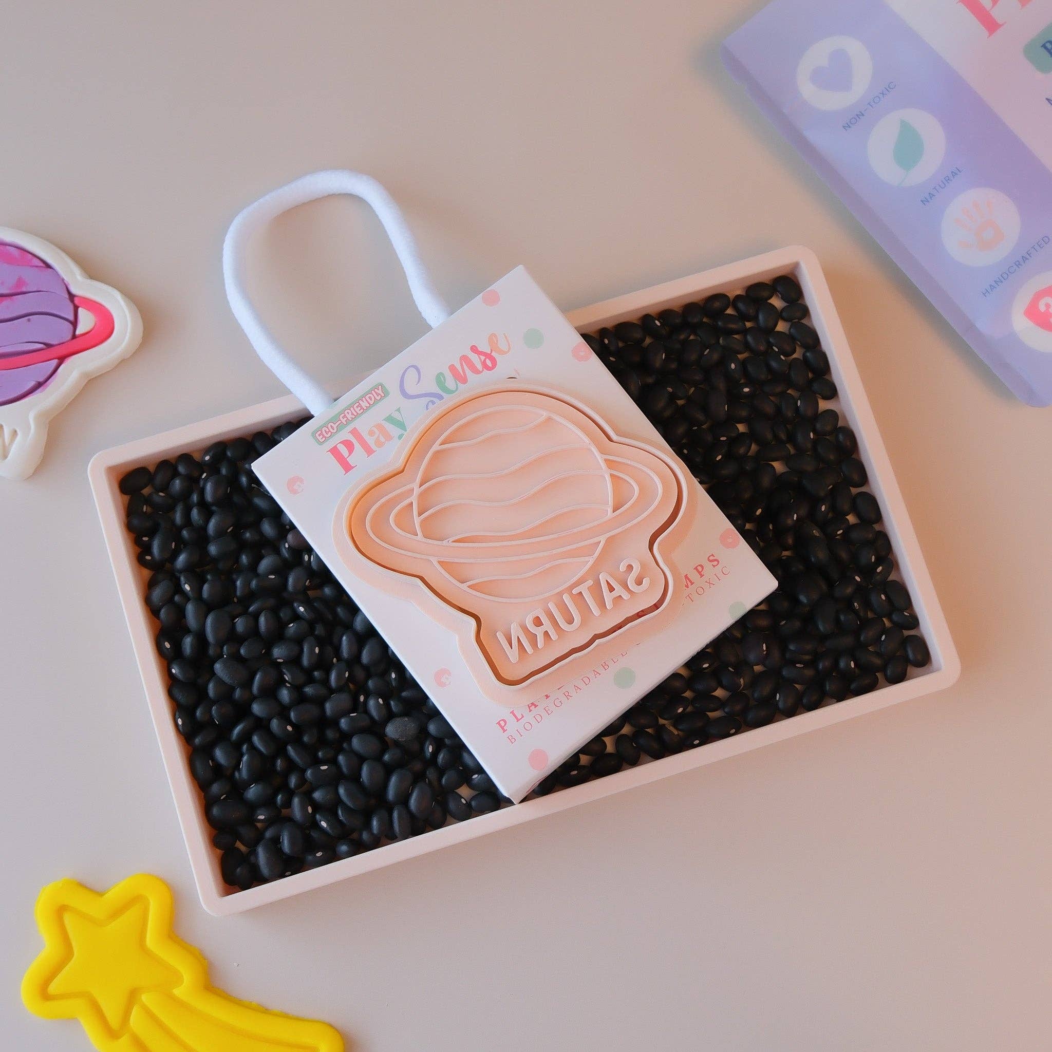Play Sense - Eco Playdough Stamp | Limited Edition | Saturn