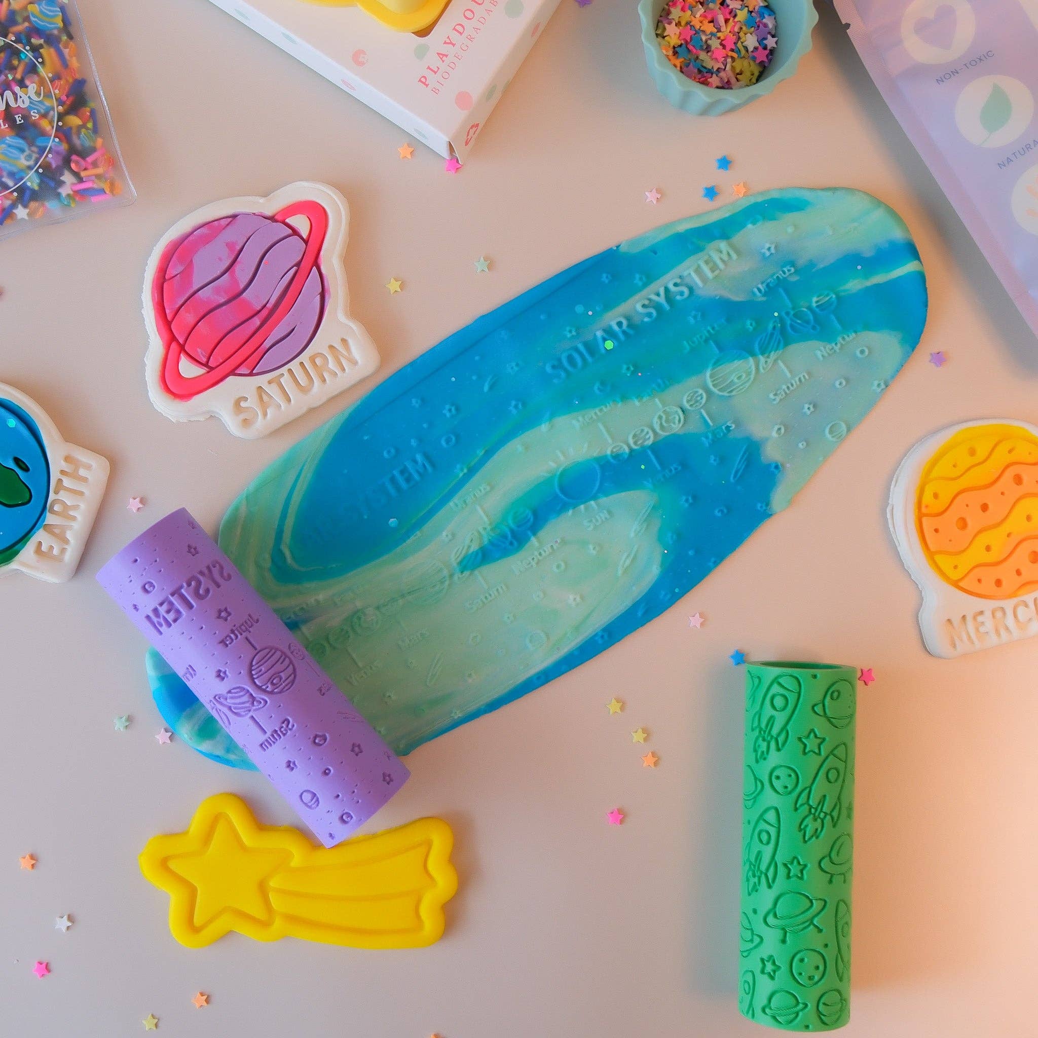 Play Sense - Eco Textured Roller | Limited Edition | Solar System Roller