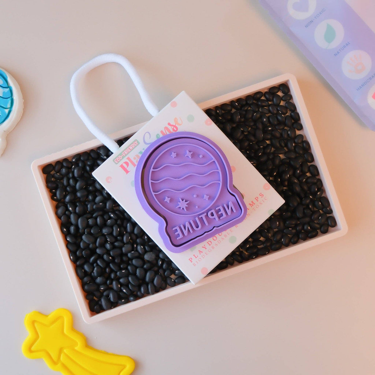Play Sense - Eco Playdough Stamp | Limited Edition | Neptune