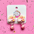 Sweet as Sugar Jewellery Earrings Clip On Rainbow