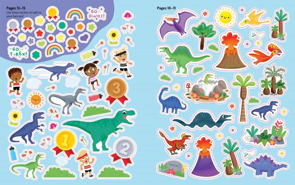 Book | FunFacts - Sticker Activity Book - Dinosaurs