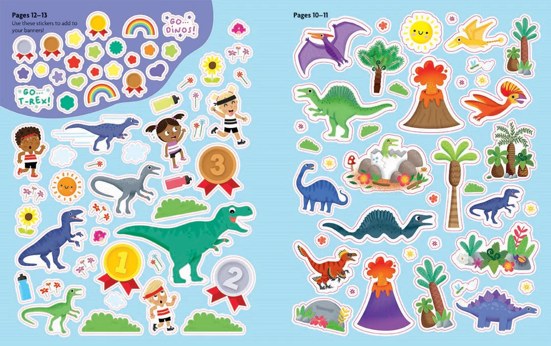 Book | FunFacts - Sticker Activity Book - Dinosaurs