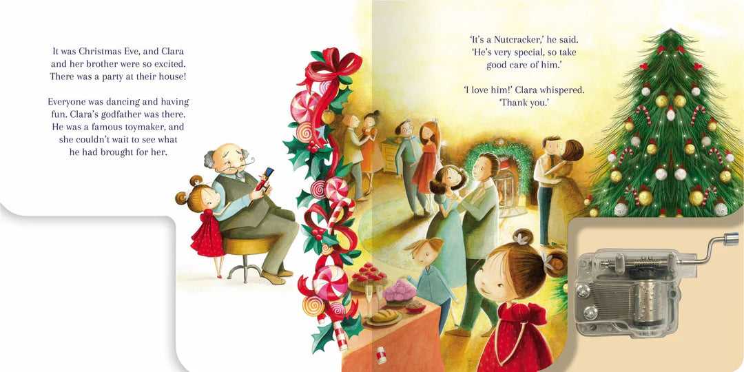 Book | Wind-Up Music Box Book - The Nutcracker (large format)