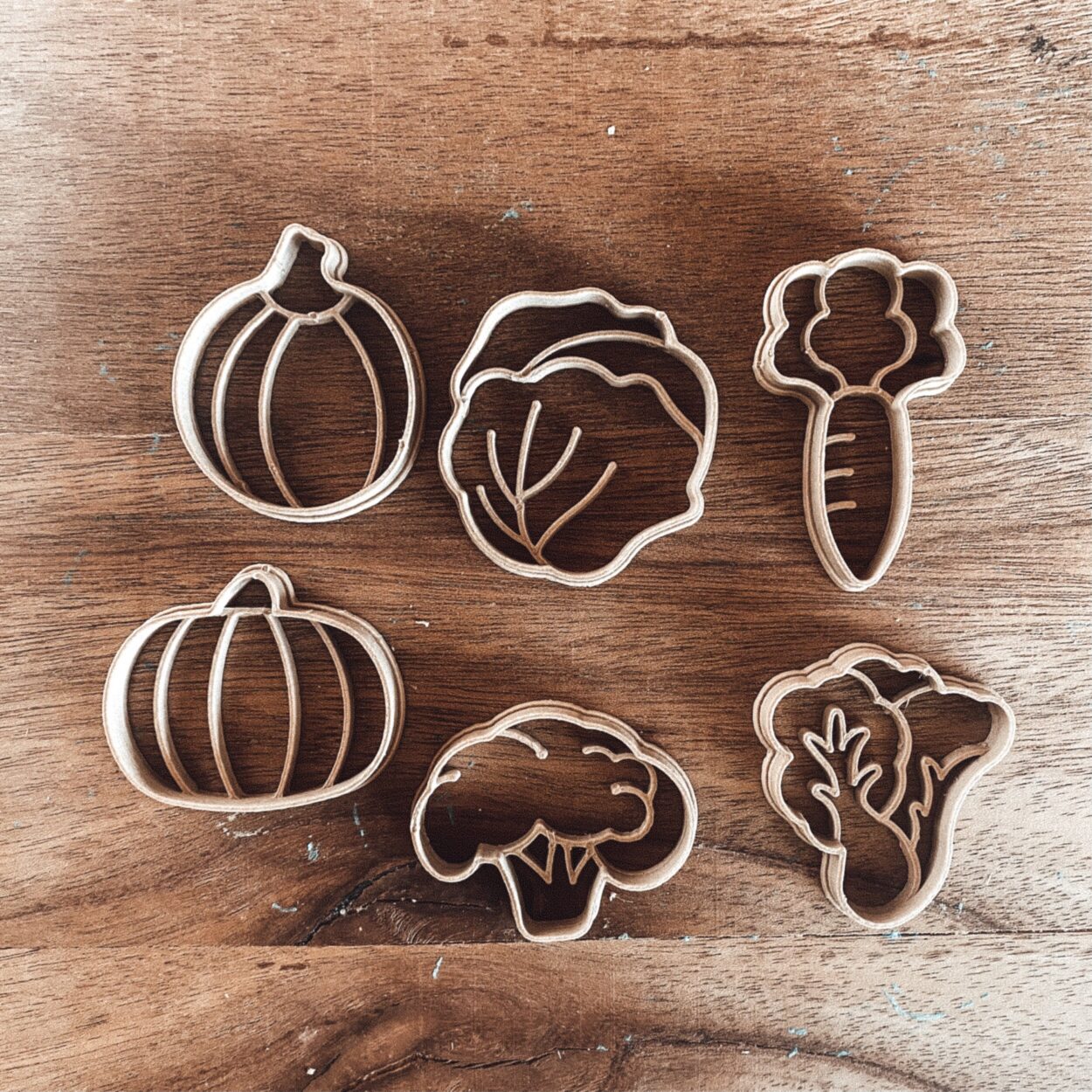 kinfolk pantry vegetable shape cookie cutters great for sensory play dough