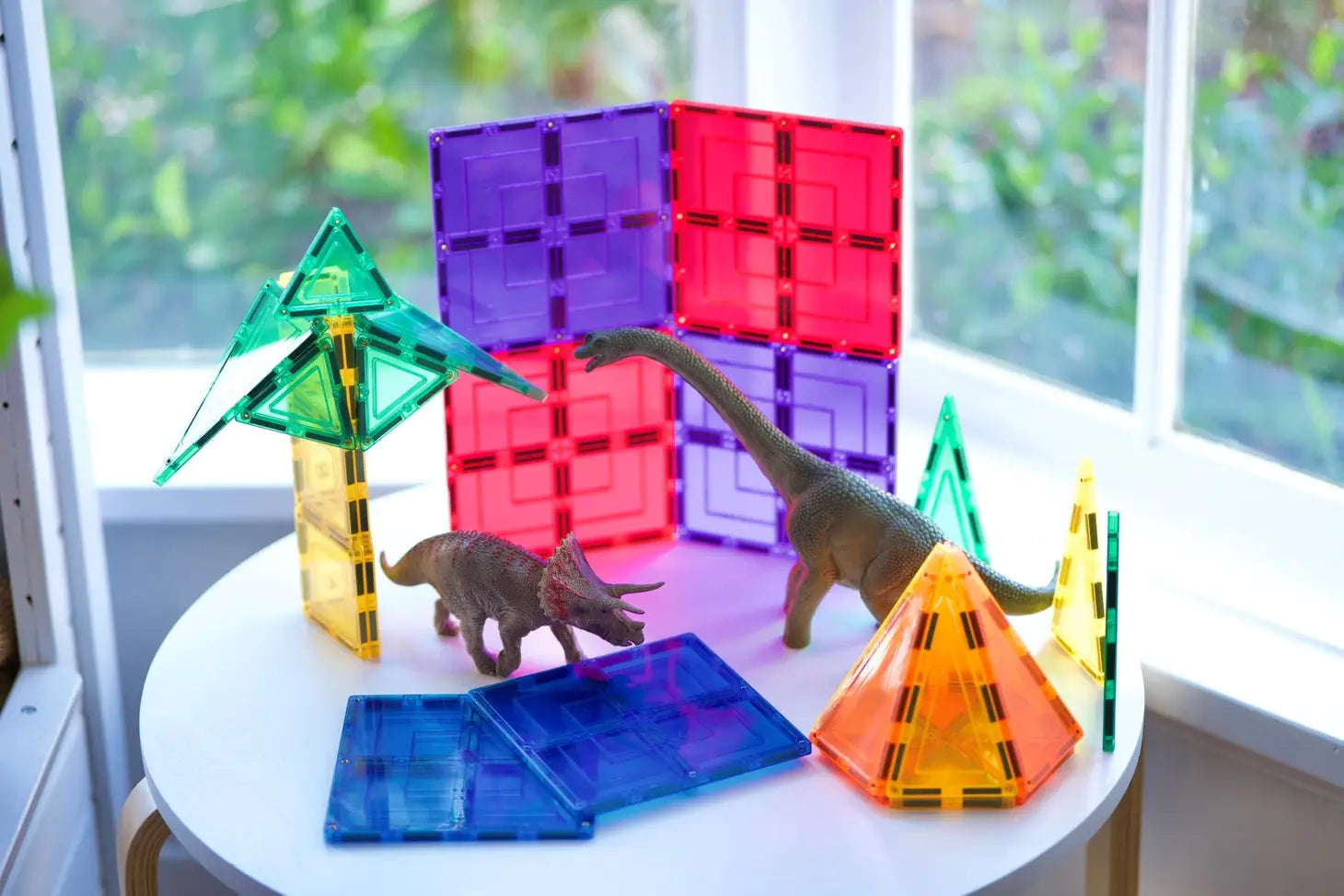 Learn & Grow Magnetic Tiles - Builders Pack - 110 piece set