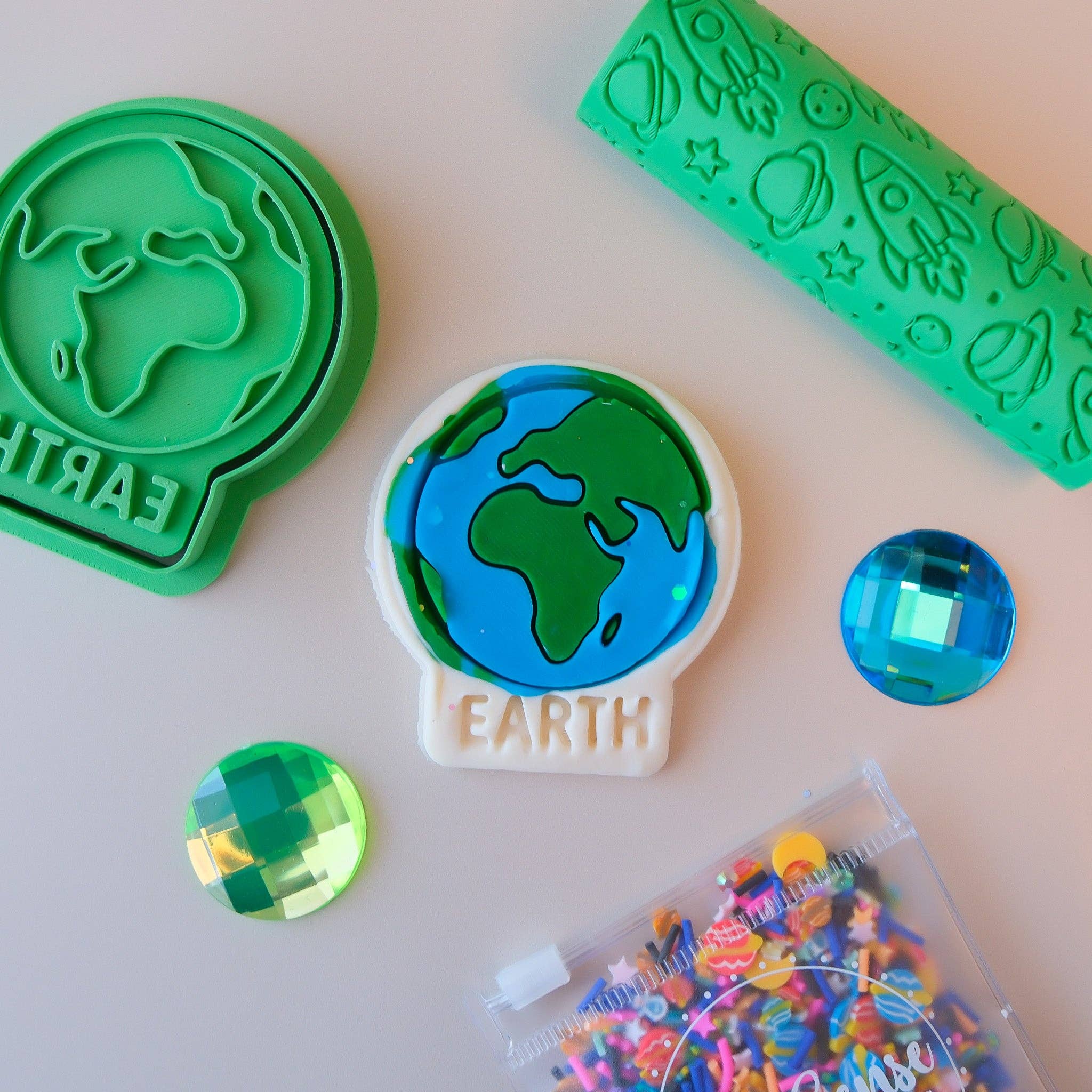 Play Sense - Eco Playdough Stamp | Limited Edition | Earth