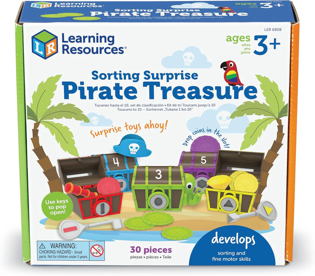 Learning Resources - Sorting Surprise Pirate Treasure