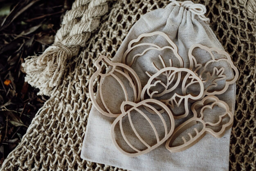 kinfolk pantry vegetable shape cookie cutters great for sensory play dough