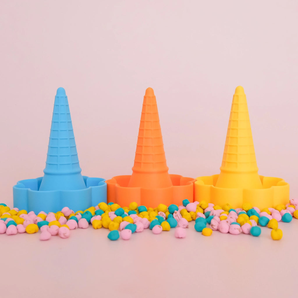 Play Sense - Eco Ice Cream Cone - Orange