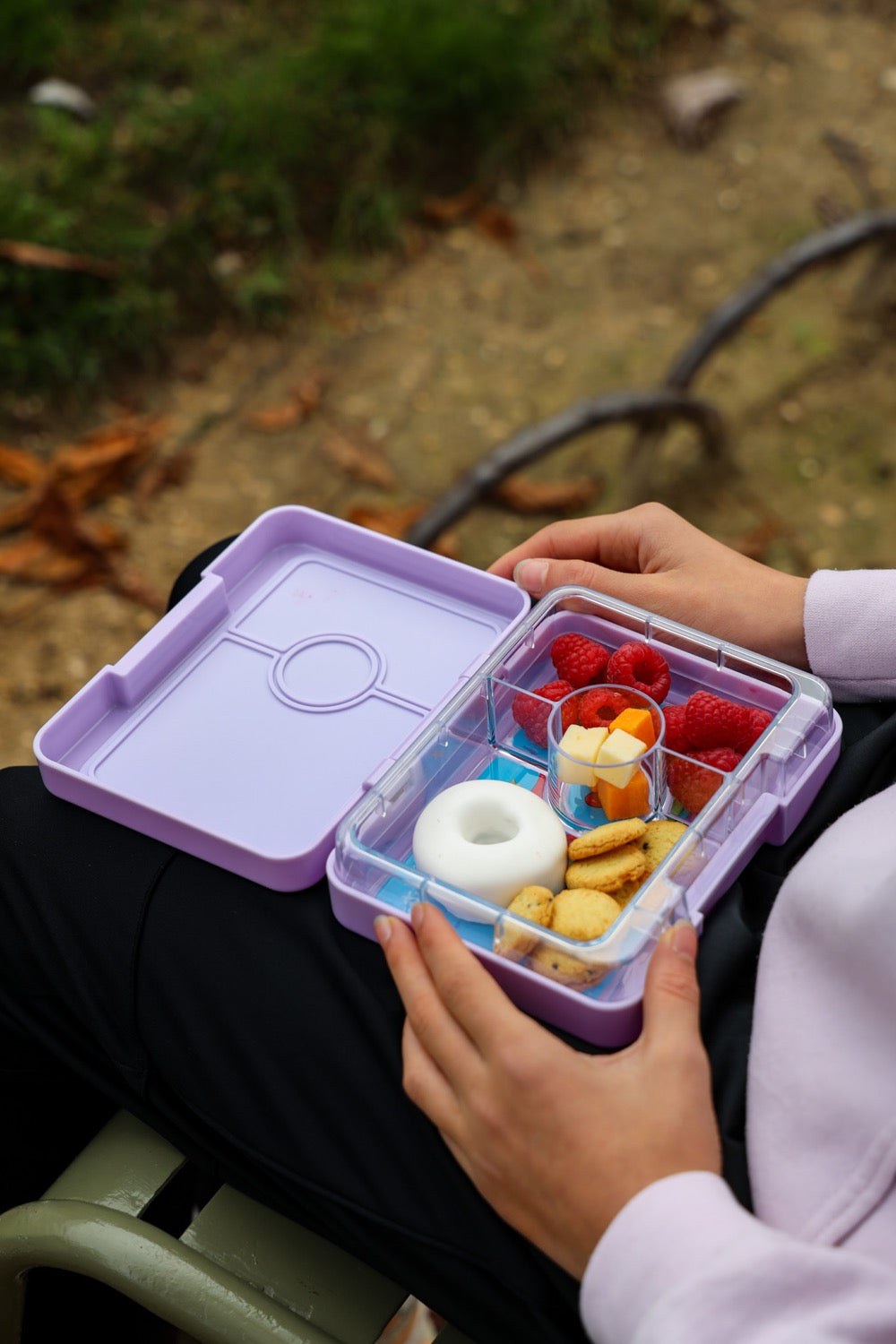 Yumbox Snack Box 3 Compartment - Lavande Purple Unicorn