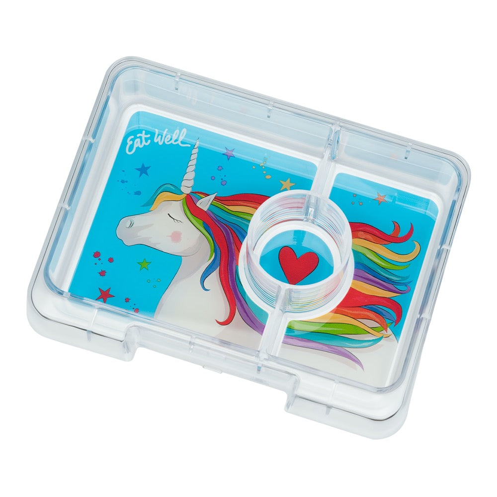 Yumbox Snack Box 3 Compartment - Lavande Purple Unicorn
