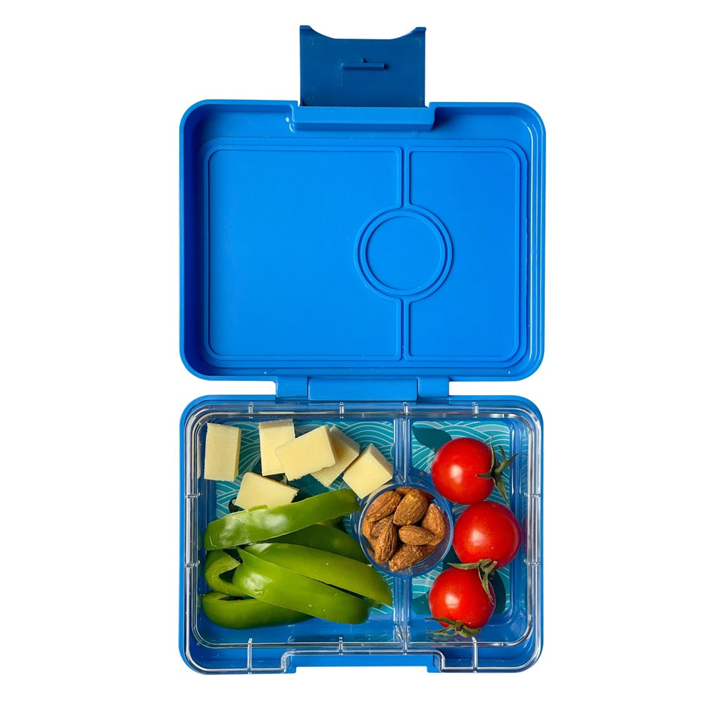 Yumbox Snack Box 3 Compartment - Surf Blue Shark