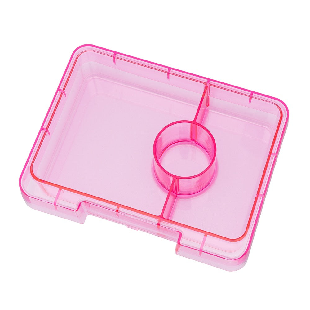 Yumbox Snack Box 3 Compartment - Sparkle Pink Glitter