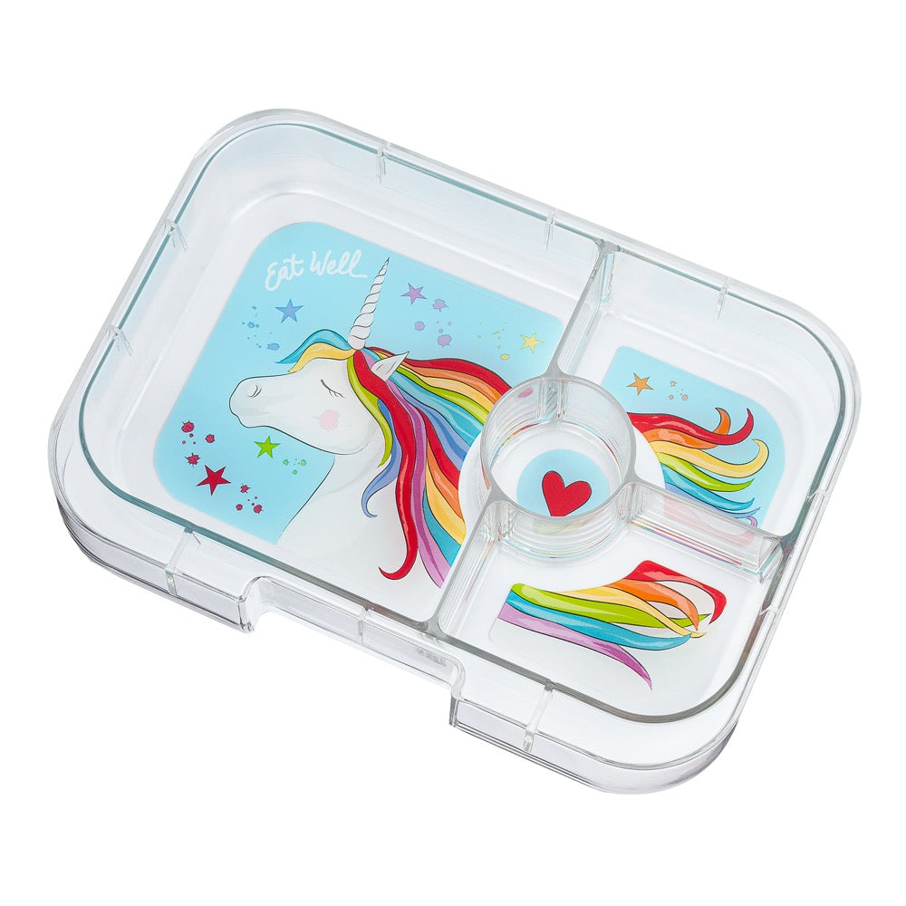 Yumbox Panino Lunch Box 4 Compartment - Lavande Purple Unicorn