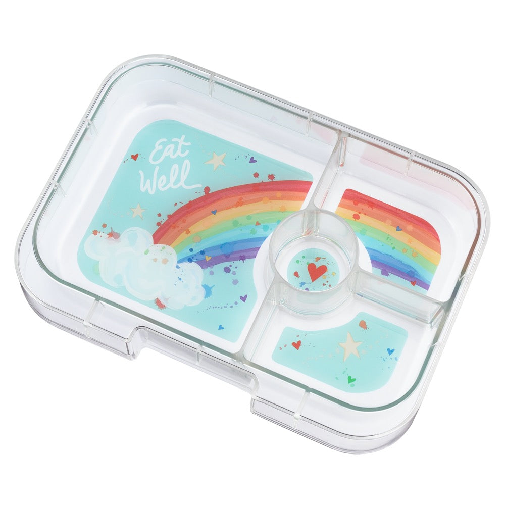 Yumbox Panino Lunch Box 4 Compartment - Power Pink Rainbow