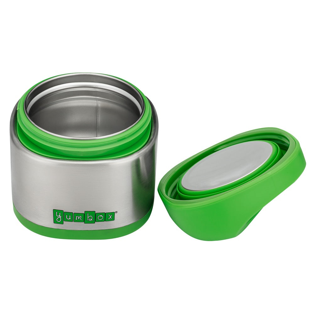 Yumbox Cubi S/S Thermal Food Jar - Apple Green
