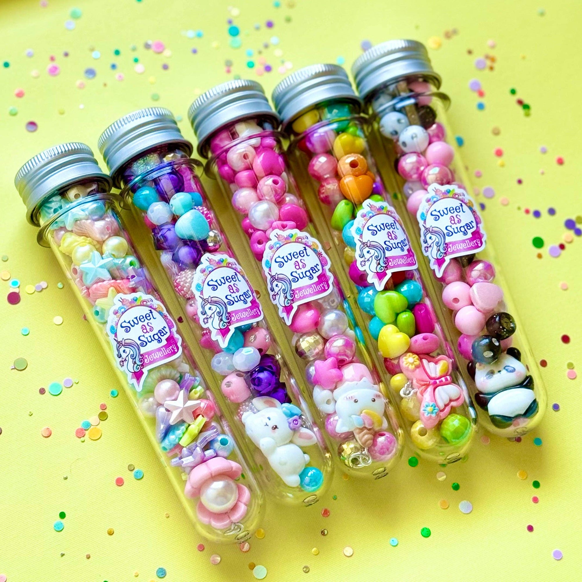 Sweet as Sugar Jewellery Making Kits Test Tube Necklace DIY