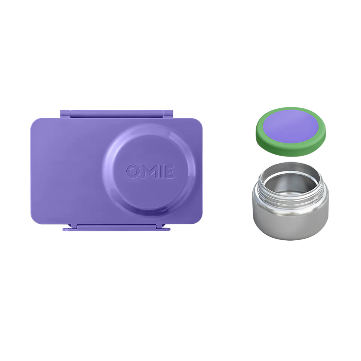 Omiebox Up Hot & Cold Lunch Box - Galaxy Purple