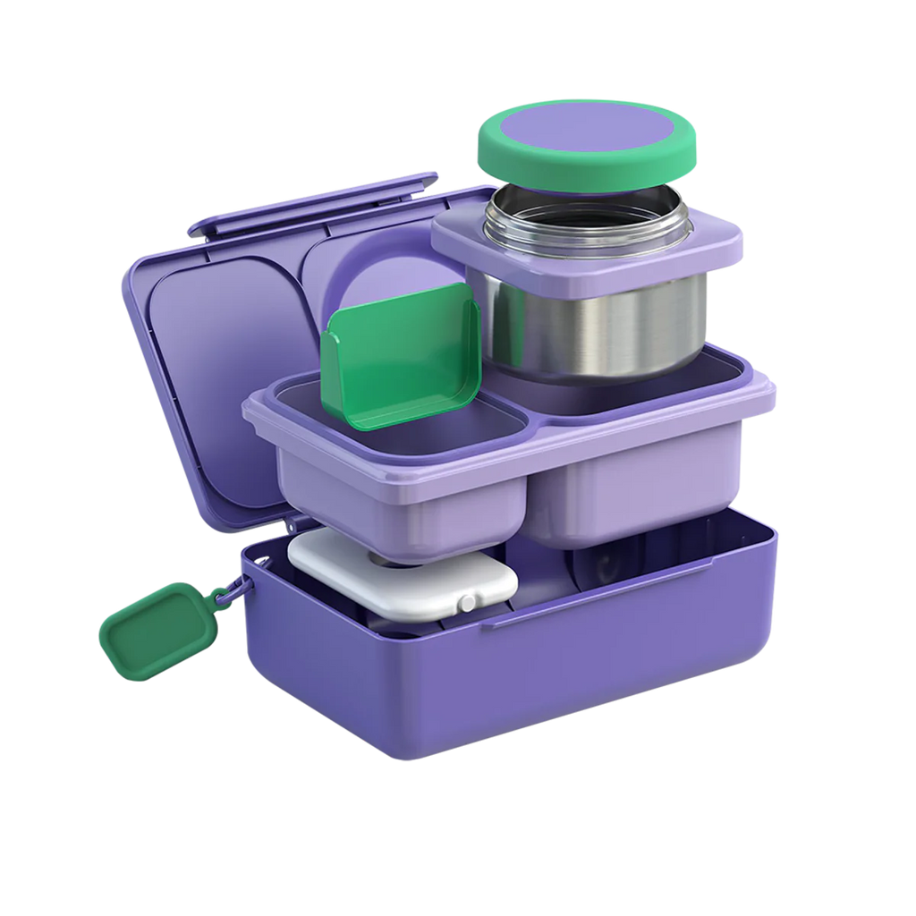 Omiebox Up Hot & Cold Lunch Box - Galaxy Purple