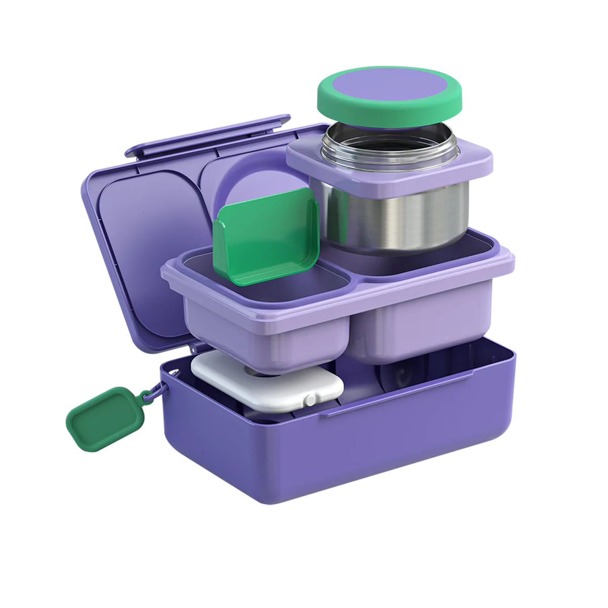 Omiebox Up Hot & Cold Lunch Box - Galaxy Purple