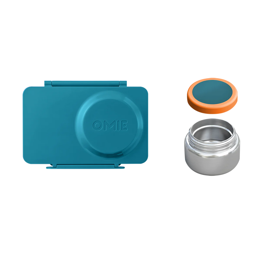 Omiebox Up Hot & Cold Lunch Box - Teal Green