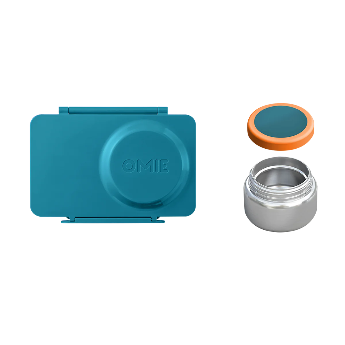 Omiebox Up Hot & Cold Lunch Box - Teal Green