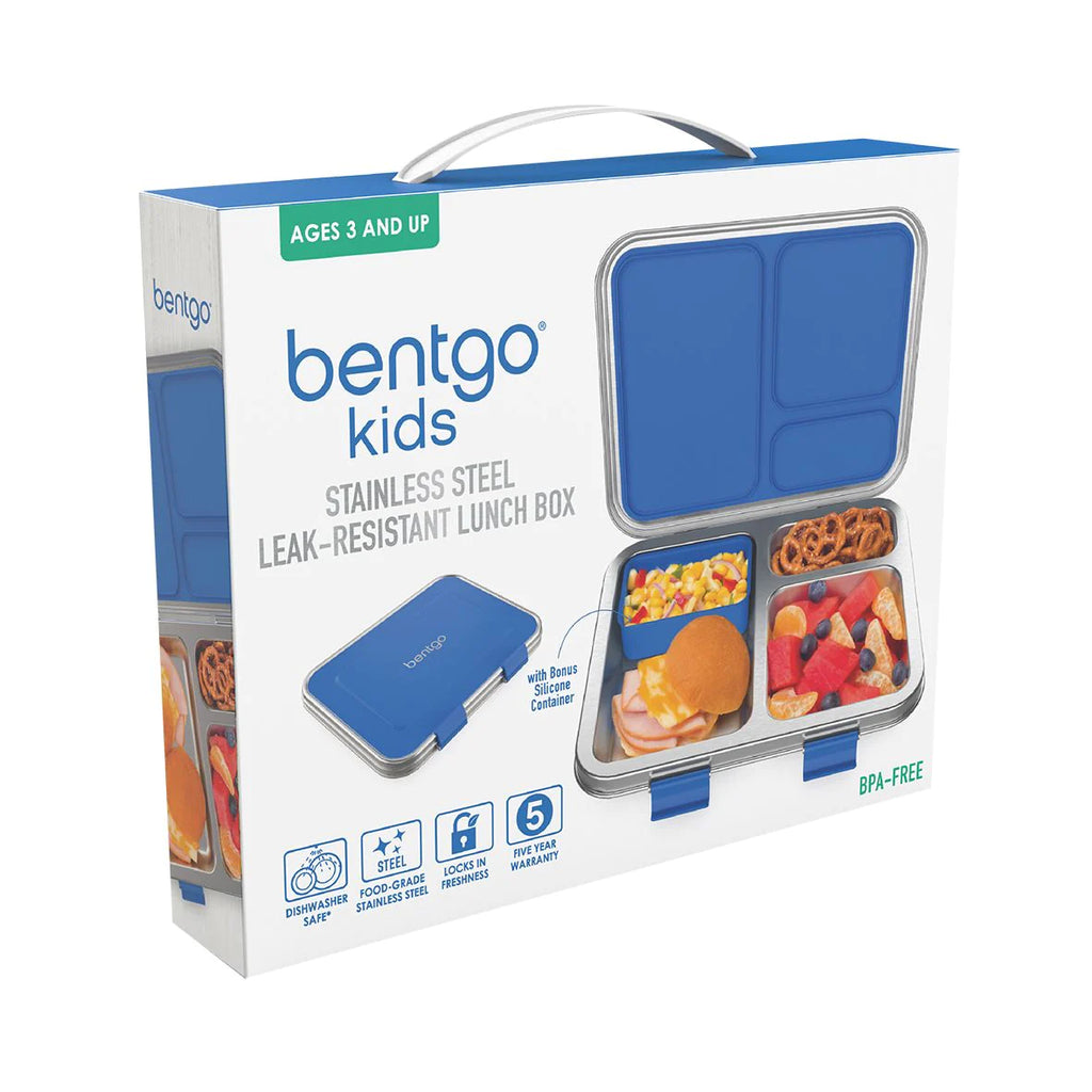 Bentgo Kids Stainless Steel Lunch Box - Blue