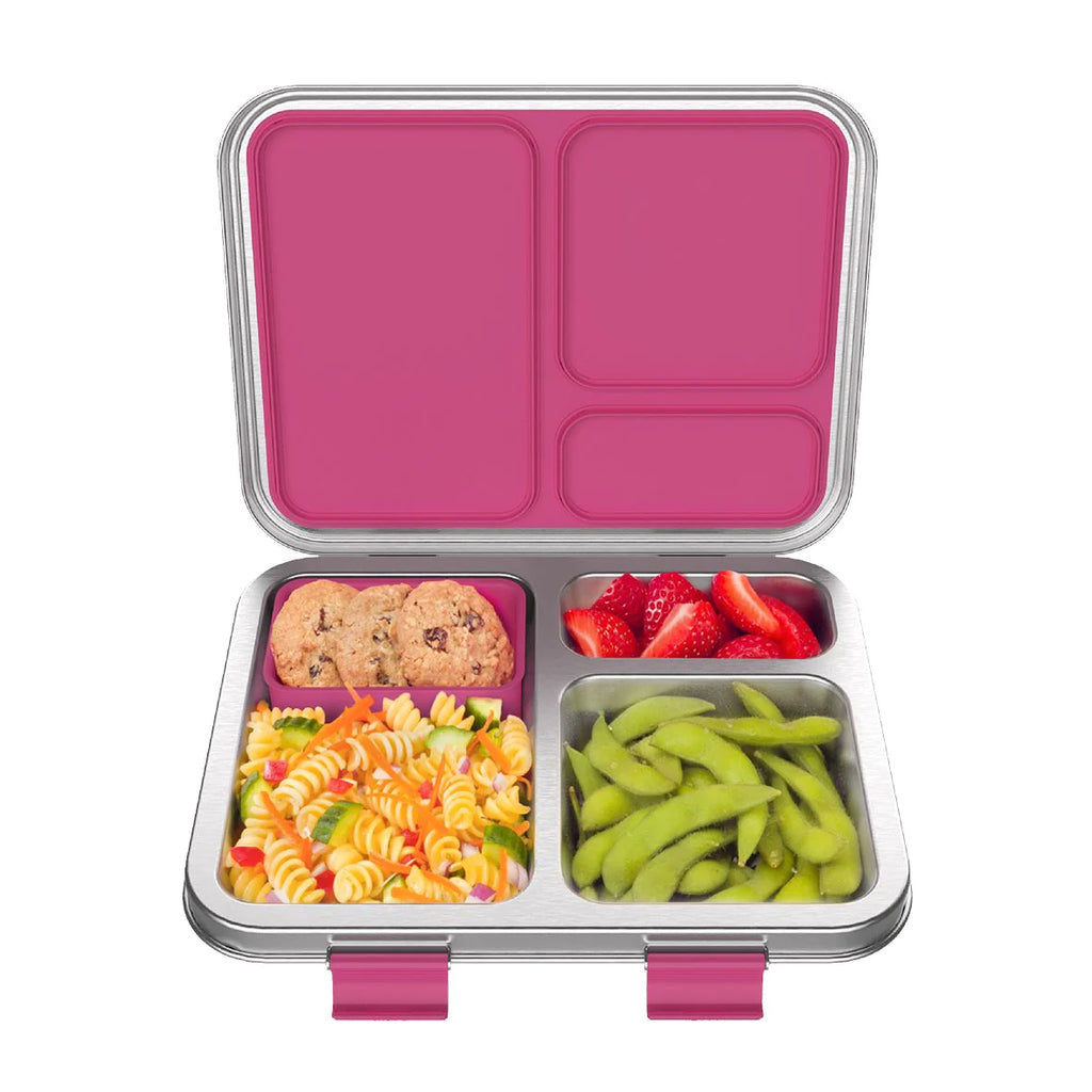 Bentgo Kids Stainless Steel Lunch Box - Fuchsia