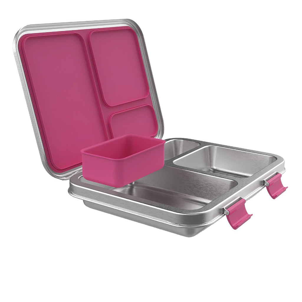 Bentgo Kids Stainless Steel Lunch Box - Fuchsia