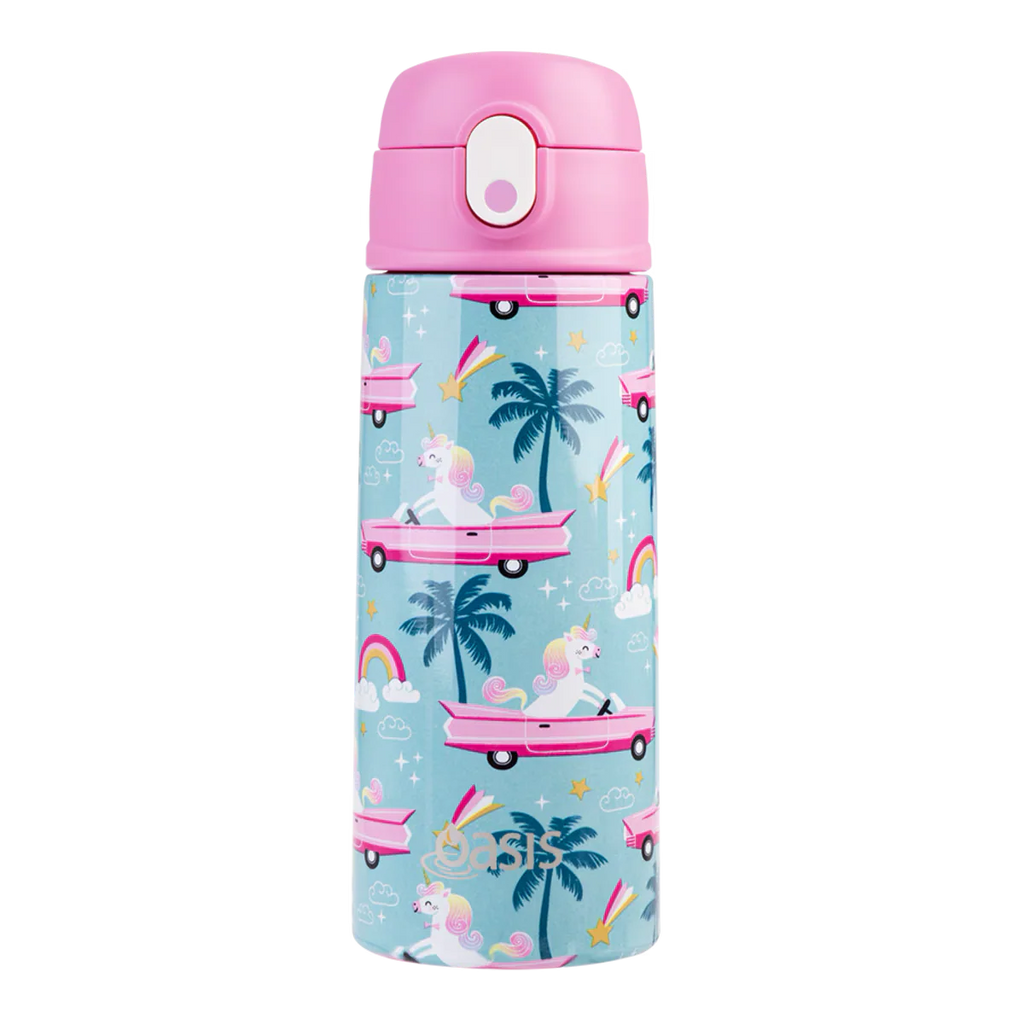 Oasis - Kids Insulated Drink Bottle with Sipper Straw - 550ml